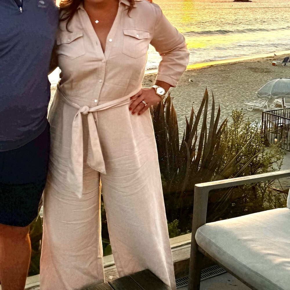 J. McLaughlin Linen Jumpsuit
